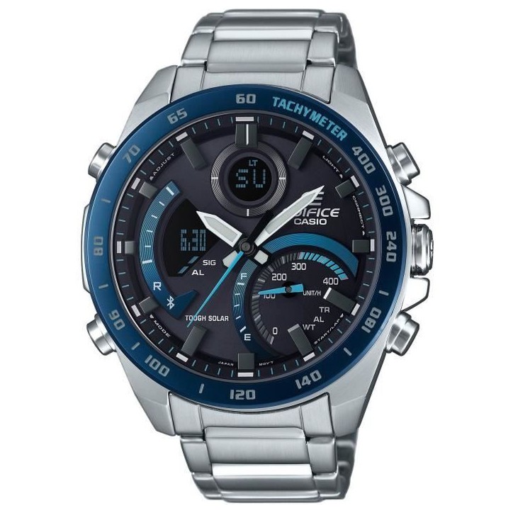 Montre - CASIO - ECB-900DB-1BER - 51,5mm - Solaire - Bluetooth - Étanche 10 bars Montre - CASIO - ECB-900DB-1BER - 51,5mm - Solaire - Bluetooth - Étanche 10 bars