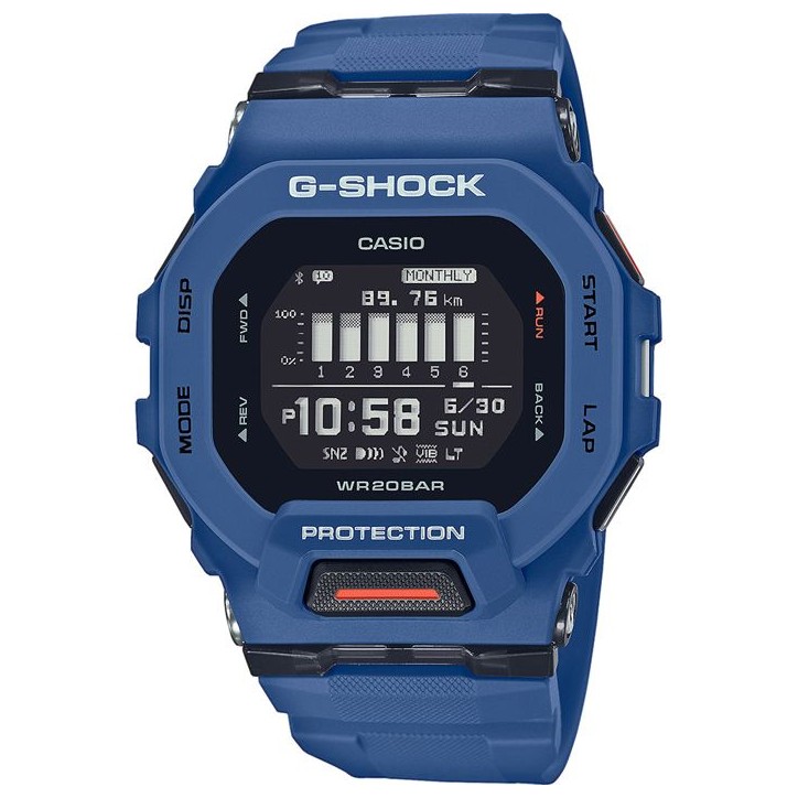 Montre G-SHOCK - CASIO - Resitante aux chocs - Multifonctions - Bleu Montre G-SHOCK - CASIO - Resitante aux chocs - Multifonctions - Bleu
