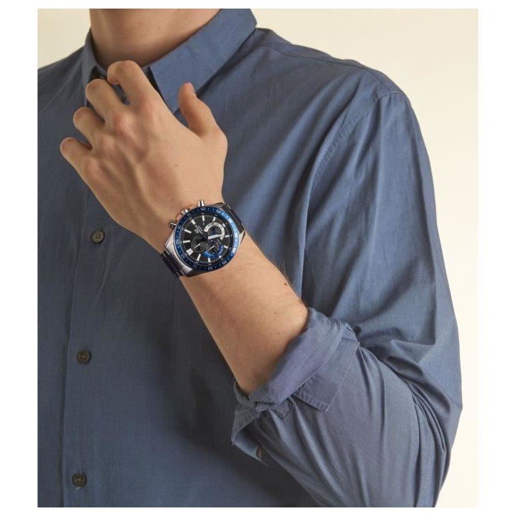 Montre en acier inoxydable CASIO EDIFICE Gris