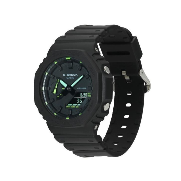 Montre - CASIO - G-Shock - Noir et Vert résine Montre - CASIO - G-Shock - Noir et Vert résine