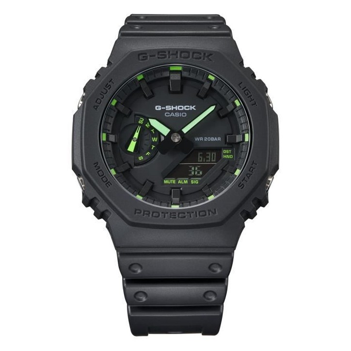 Montre - CASIO - G-Shock - Noir et Vert résine Montre - CASIO - G-Shock - Noir et Vert résine