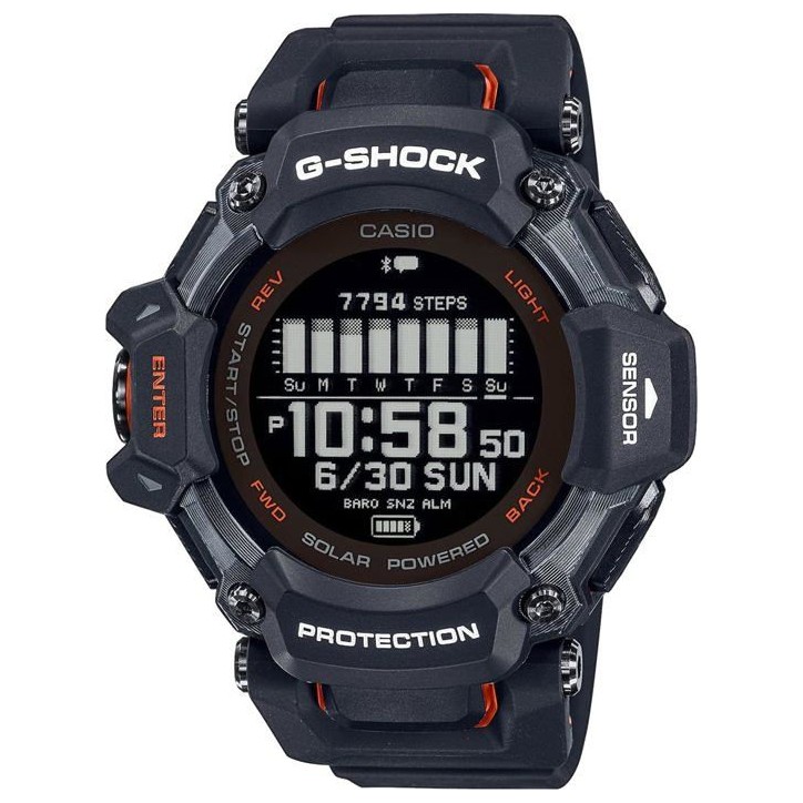 Montre - CASIO - G-Shock Sport - GBD-H2000-1AER - Noir et orange Montre - CASIO - G-Shock Sport - GBD-H2000-1AER - Noir et orange
