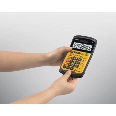 Calculatrice de bureau - CASIO - WM-320MT-W-EC - Solaire - Noir / Jaune