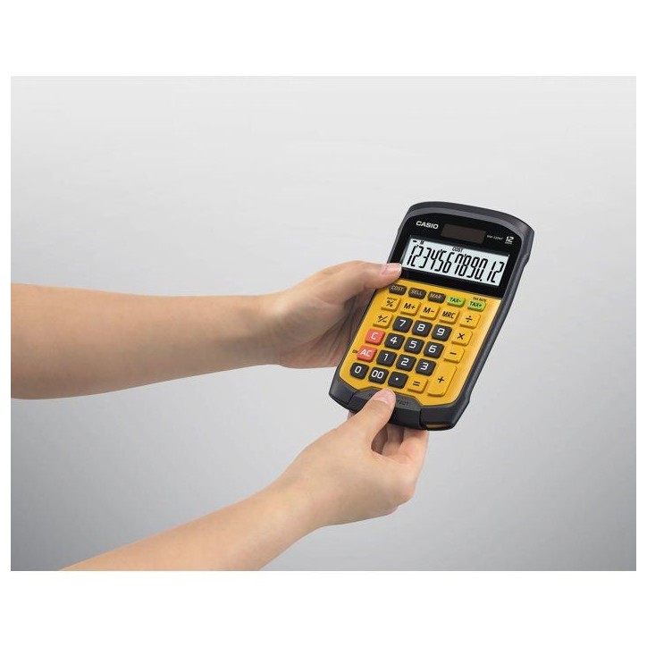 Calculatrice de bureau - CASIO - WM-320MT-W-EC - Solaire - Noir / Jaune Calculatrice de bureau - CASIO - WM-320MT-W-EC - Solaire - Noir / Jaune