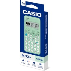 Calculatrice scientifique - CASIO - FX-92+ College - Vert