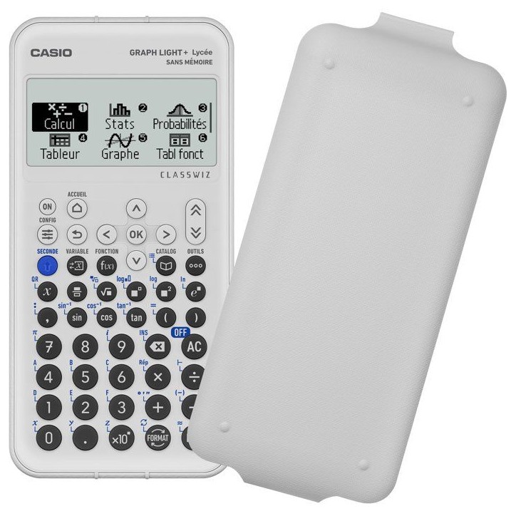 Calculatrice graphique - CASIO - Graph Light+ - Gris Calculatrice graphique - CASIO - Graph Light+ - Gris