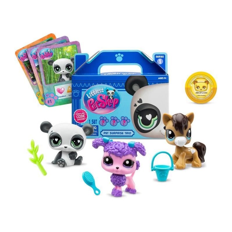 BANDAI - Littlest Pet Shop - 3 Pets surprise - Petits animaux a collec BANDAI - Littlest Pet Shop - 3 Pets surprise - Petits animaux a collec