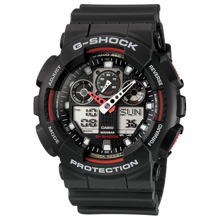 CASIO G-Shock Montre GA-100-1A4ER Quartz CASIO G-Shock Montre GA-100-1A4ER Quartz