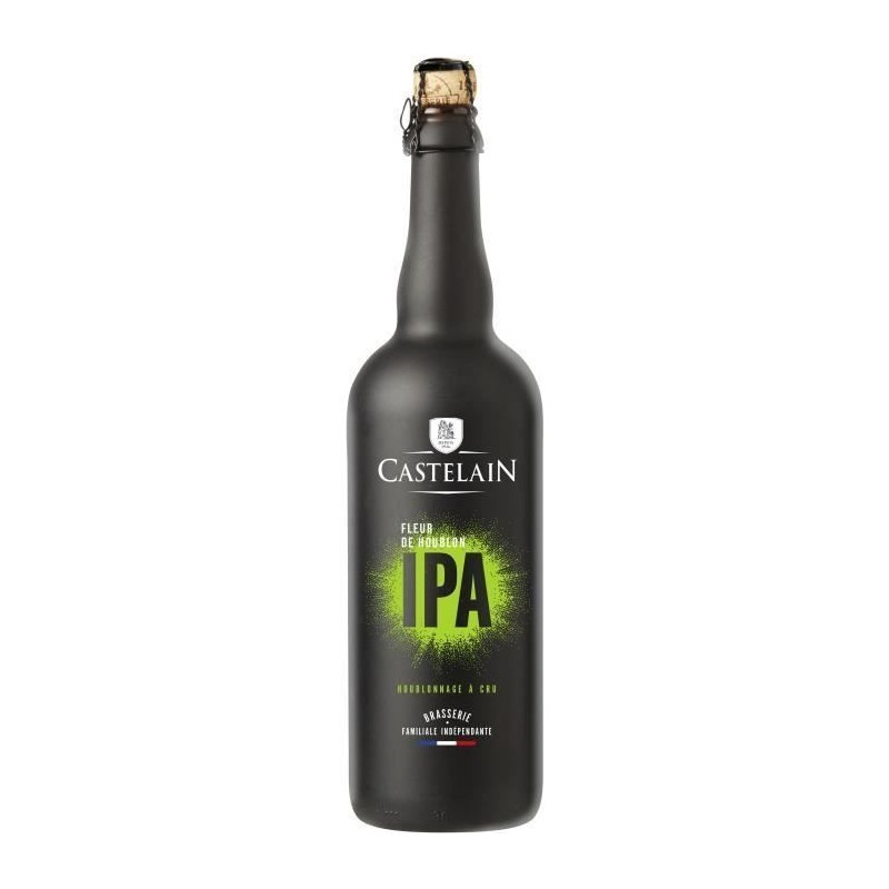 Biere IPA Fleur de Houblon - Castelain - 6.50% Vol. - 75cl