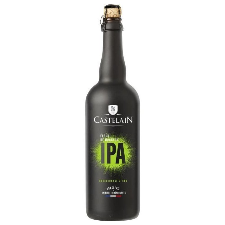 Biere IPA Fleur de Houblon - Castelain - 6.50% Vol. - 75cl