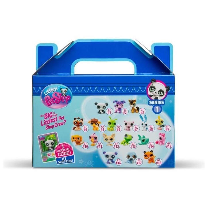 BANDAI - Littlest Pet Shop - 3 Pets surprise - Petits animaux a collectionner - BF00568 BANDAI - Littlest Pet Shop - 3 Pets surprise - Petits animaux a collectionner - BF00568