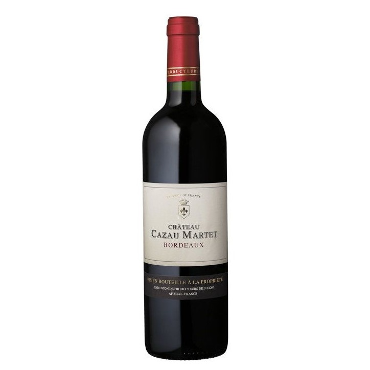 Château Cazau Martet 2020 Bordeaux - Vin rouge de Bordeaux - Bio