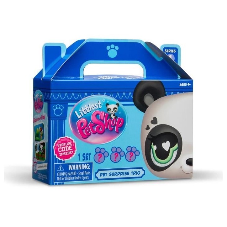 BANDAI - Littlest Pet Shop - 3 Pets surprise - Petits animaux a collectionner - BF00568 BANDAI - Littlest Pet Shop - 3 Pets surprise - Petits animaux a collectionner - BF00568