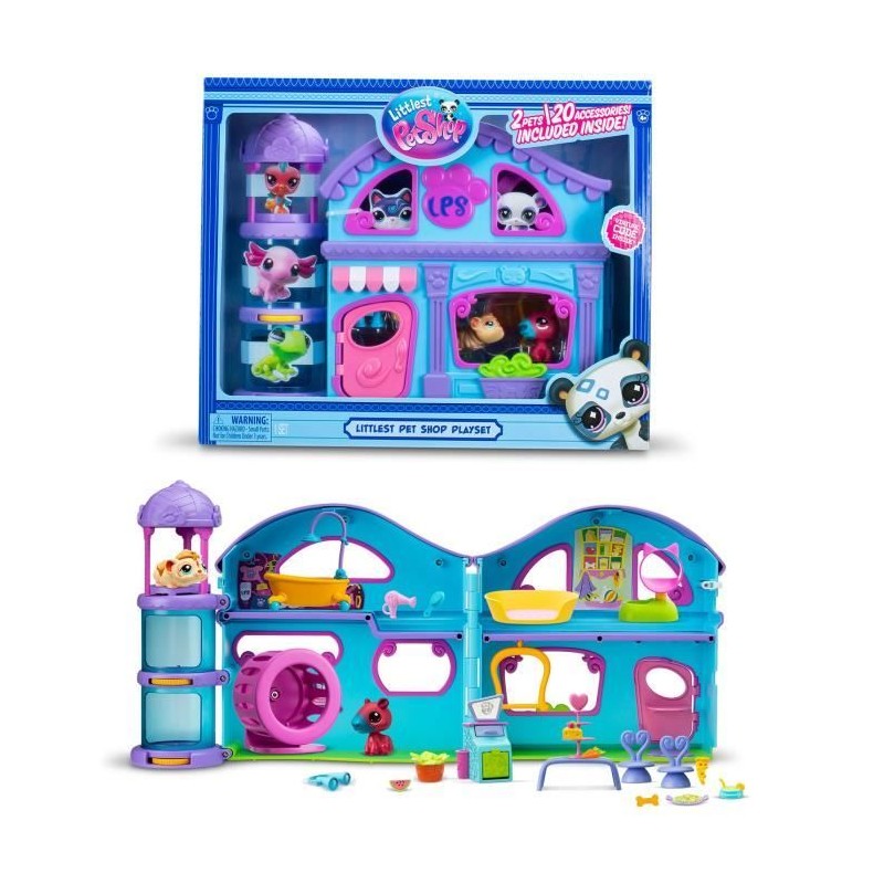 La Grande Maison - BANDAI - Littlest Pet Shop avec 3 pets dont 1 exclu La Grande Maison - BANDAI - Littlest Pet Shop avec 3 pets dont 1 exclu