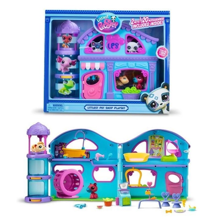 La Grande Maison - BANDAI - Littlest Pet Shop avec 3 pets dont 1 exclusif La Grande Maison - BANDAI - Littlest Pet Shop avec 3 pets dont 1 exclusif