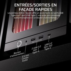 Boîtier PC - CORSAIR - FRAME 4000X RS - Moyen Tour - 4 ventilateurs R