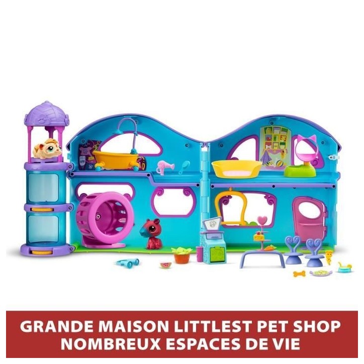 La Grande Maison - BANDAI - Littlest Pet Shop avec 3 pets dont 1 exclusif La Grande Maison - BANDAI - Littlest Pet Shop avec 3 pets dont 1 exclusif