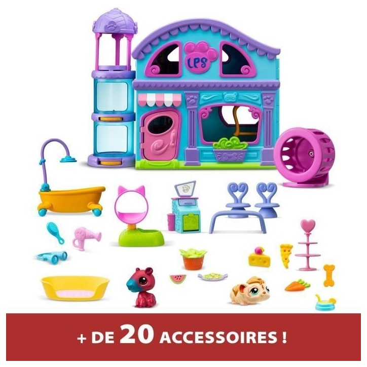 La Grande Maison - BANDAI - Littlest Pet Shop avec 3 pets dont 1 exclusif La Grande Maison - BANDAI - Littlest Pet Shop avec 3 pets dont 1 exclusif