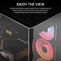 Boitier PC - CORSAIR - FRAME 4500X LX-R RGB Tempered Glass Mid-Tower -