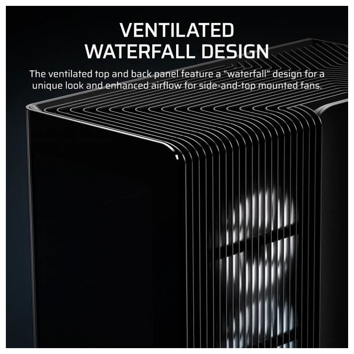 Boitier PC - CORSAIR - FRAME 4500X LX-R RGB Tempered Glass Mid-Tower - 2 radiateurs - Noir
