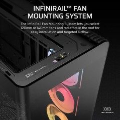 Boitier PC - CORSAIR - FRAME 4500X LX-R RGB Tempered Glass Mid-Tower -