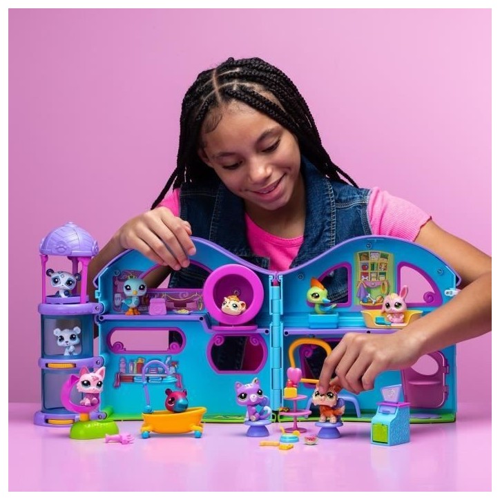 La Grande Maison - BANDAI - Littlest Pet Shop avec 3 pets dont 1 exclusif La Grande Maison - BANDAI - Littlest Pet Shop avec 3 pets dont 1 exclusif