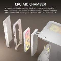 Boitier PC - CORSAIR - AIR 5400 RS-R ARGB Tempered Glass Mid-Tower - V