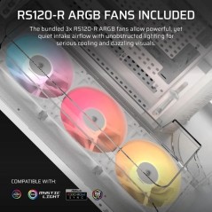 Boitier PC - CORSAIR - AIR 5400 RS-R ARGB Tempered Glass Mid-Tower - V