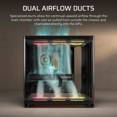 Boitier PC - CORSAIR - AIR 5400 LX-R LINK Tempered Glass Mid-Tower - V