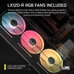 Boitier PC - CORSAIR - AIR 5400 LX-R LINK Tempered Glass Mid-Tower - V