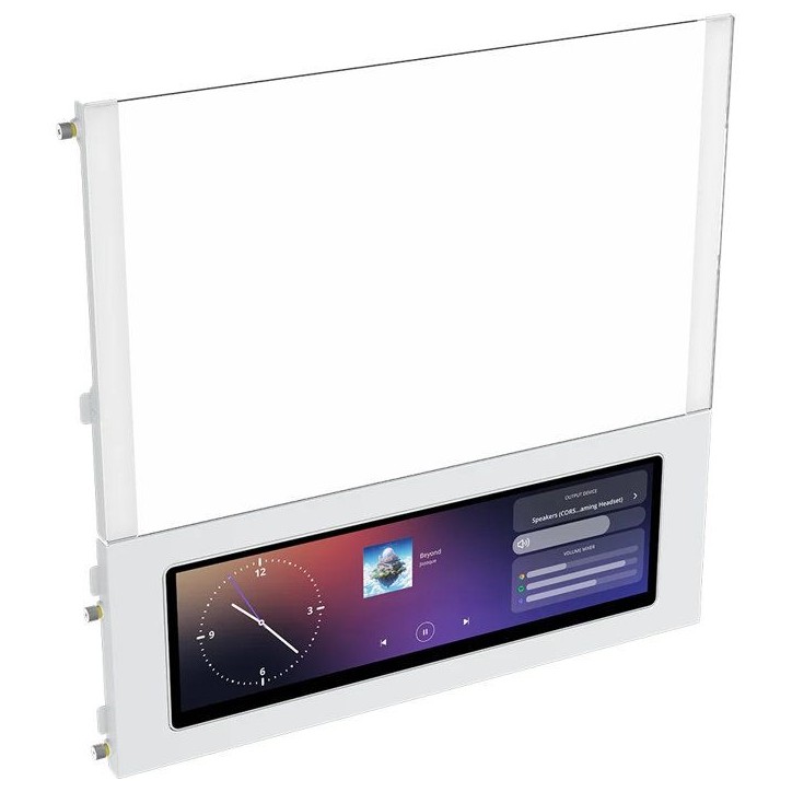 Boîtier PC - CORSAIR - CC-9011327-WW - FRAME 4000D LCD RS ARGB Premium Mid-Tower - White Boîtier PC - CORSAIR - CC-9011327-WW - FRAME 4000D LCD RS ARGB Premium Mid-Tower - White