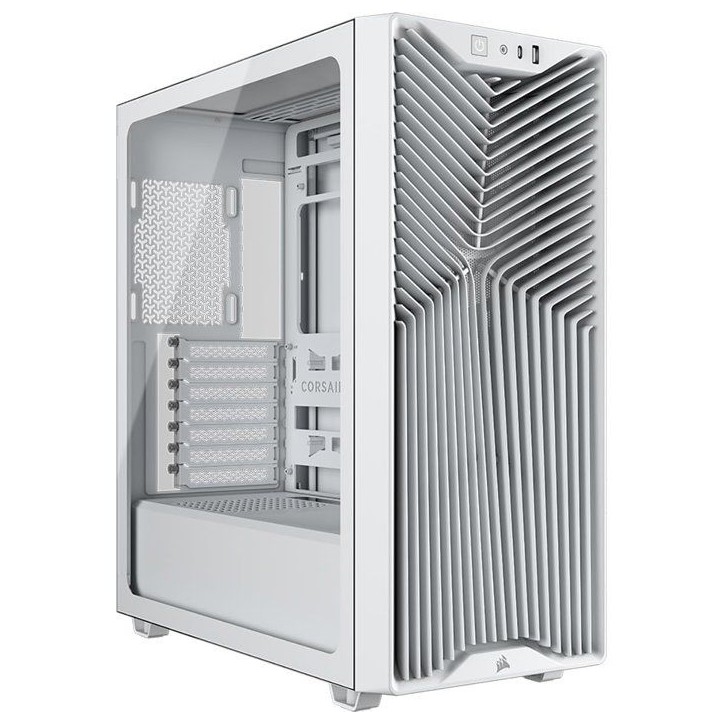 Boîtier PC - CORSAIR - 3200D RS - Moyen Tour - 3 ventilateurs RS120 - Blanc Boîtier PC - CORSAIR - 3200D RS - Moyen Tour - 3 ventilateurs RS120 - Blanc