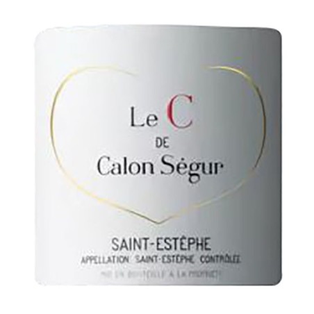 Le C de Calon Ségur 2020 Saint-Estephe - Vin rouge de Bordeaux