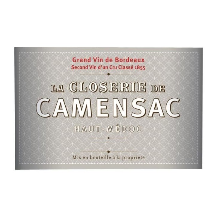 Closerie de Camensac 2011 Haut-Médoc - Vin rouge de Bordeaux