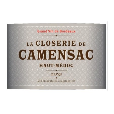 Closerie De Camensac 2021 Haut-Médoc Grand Cru - Vin rouge de Bordeaux
