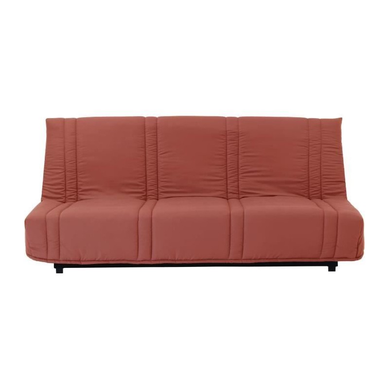 Banquette clic clac 3 places - Terracotta - 100% coton - L 193 x P 92