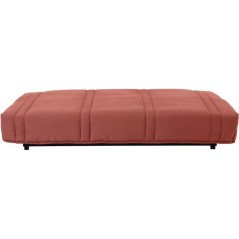 Banquette clic clac 3 places - Terracotta - 100% coton - L 193 x P 92