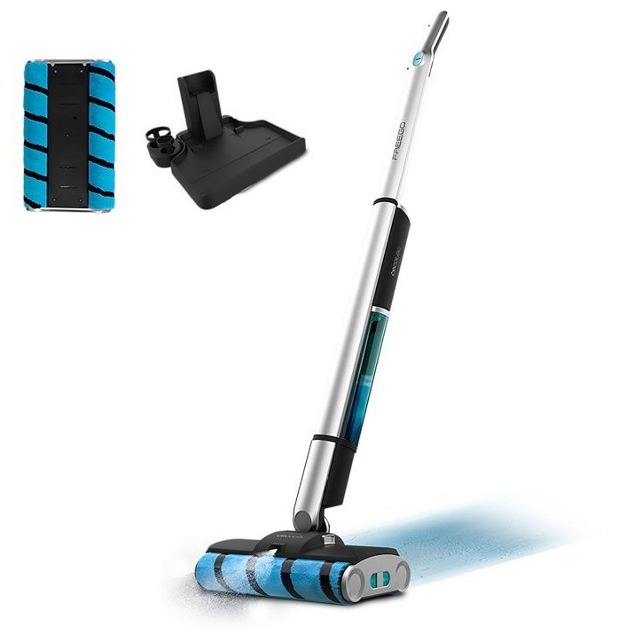 Aspirateur Balai Laveur - CECOTEC FreeGoWash TwiceSpray - 60 W - 40 min - 450 ml - Gris Aspirateur Balai Laveur - CECOTEC FreeGoWash TwiceSpray - 60 W - 40 min - 450 ml - Gris