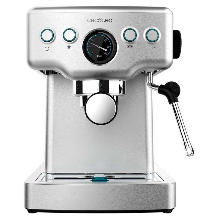 Machine a café - CECOTEC - Power Espresso 20 Barista Mini - 1465 W - 20 bars - 1,8 L - Inox Machine a café - CECOTEC - Power Espresso 20 Barista Mini - 1465 W - 20 bars - 1,8 L - Inox