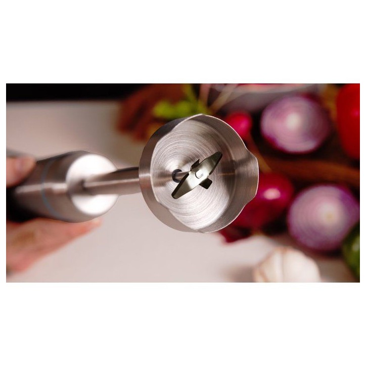 Mixeur plongeant - CECOTEC - Power Neutron - 1100 W - Lame avec 4 feuilles - Verre 800 ml - Noir / Inox Mixeur plongeant - CECOTEC - Power Neutron - 1100 W - Lame avec 4 feuilles - Verre 800 ml - Noir / Inox