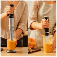 Mixeur plongeant - CECOTEC - Katana 15 Cream B - 1500 W - Lame avec 4