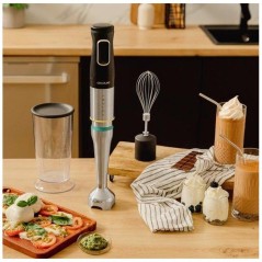 Mixeur plongeant - CECOTEC - Katana 15 Cream B - 1500 W - Lame avec 4