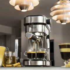 Machine a café - CECOTEC - Cafelizzia790 Steel - 1350 W - 20 bars - 1,2 L - Inox