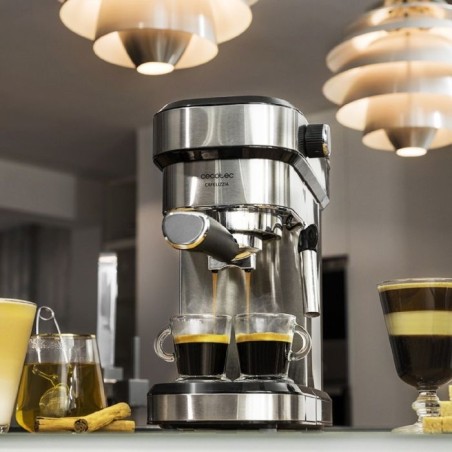 Machine a café - CECOTEC - Cafelizzia790 Steel - 1350 W - 20 bars - 1,2 L - Inox