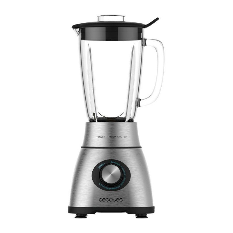 Mixeur - CECOTEC - Power Black Titanium - 2500 W - 1,8 L - Bol en verr