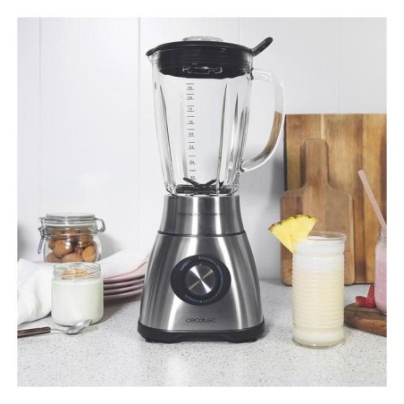 Mixeur - CECOTEC - Power Black Titanium - 2500 W - 1,8 L - Bol en verre - Inox / Noir
