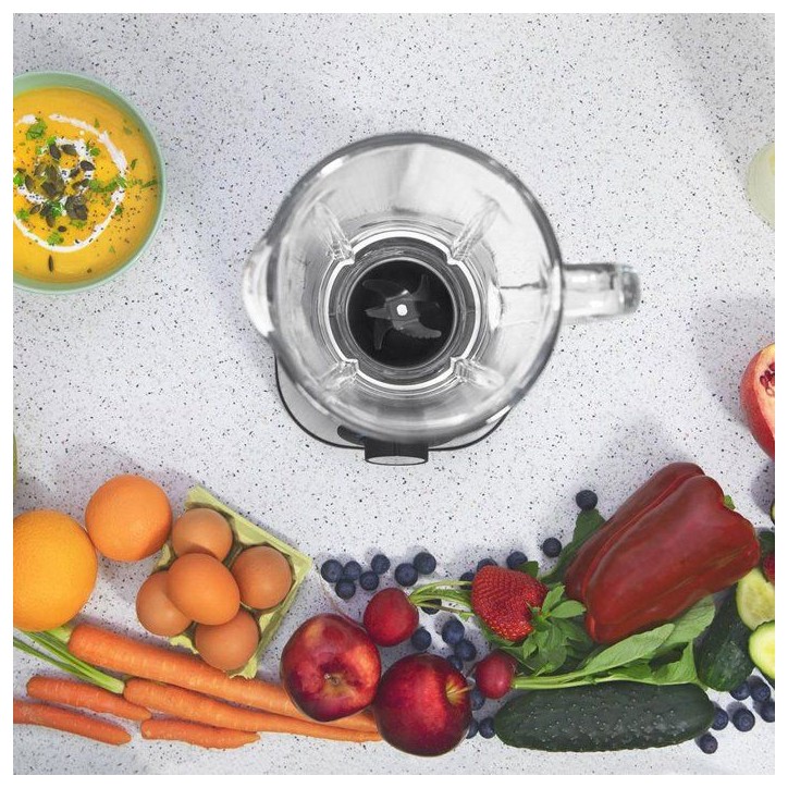 Mixeur - CECOTEC - Power Black Titanium - 2500 W - 1,8 L - Bol en verre - Inox / Noir Mixeur - CECOTEC - Power Black Titanium - 2500 W - 1,8 L - Bol en verre - Inox / Noir