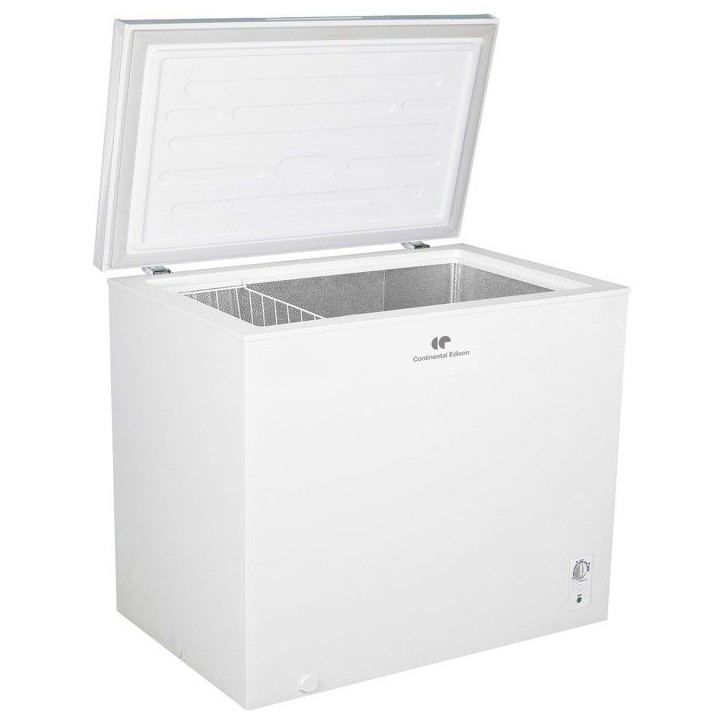 Congélateur coffre - CONTINENTAL EDISON - CECC291WD - Classe D - 291 L - 112,5 x 60,8 x 83,5 cm - Blanc Congélateur coffre - CONTINENTAL EDISON - CECC291WD - Classe D - 291 L - 112,5 x 60,8 x 83,5 cm - Blanc