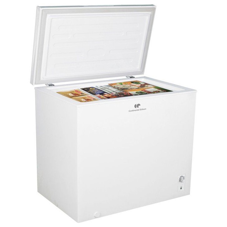 Congélateur coffre - CONTINENTAL EDISON - CECC291WD - Classe D - 291 L - 112,5 x 60,8 x 83,5 cm - Blanc Congélateur coffre - CONTINENTAL EDISON - CECC291WD - Classe D - 291 L - 112,5 x 60,8 x 83,5 cm - Blanc