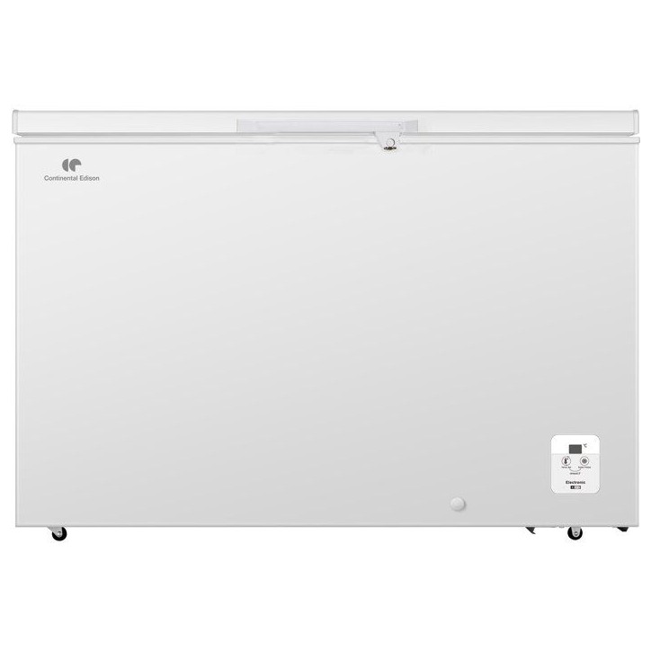 Congélateur coffre - CONTINENTAL EDISON - CECC372WD - 372 L - 130 x 40 x 84,5 cm - Classe D - Blanc Congélateur coffre - CONTINENTAL EDISON - CECC372WD - 372 L - 130 x 40 x 84,5 cm - Classe D - Blanc